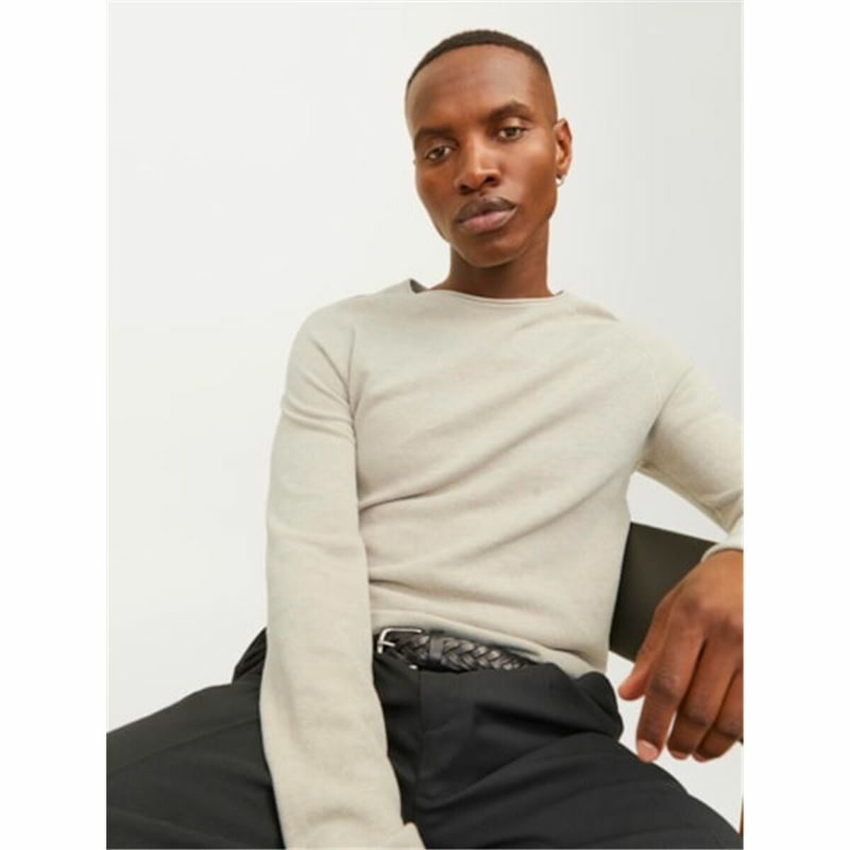 Herren Sweatshirt without Hood Jack & Jones Hill Knit